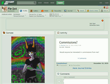 Tablet Screenshot of fie-2x4.deviantart.com