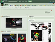 Tablet Screenshot of curzan.deviantart.com