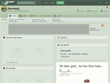 Tablet Screenshot of fearmeplz.deviantart.com