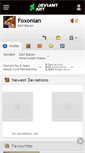 Mobile Screenshot of foxonian.deviantart.com