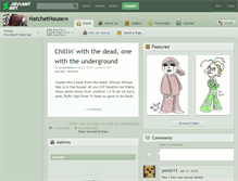 Tablet Screenshot of hatchethouse.deviantart.com