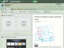 Tablet Screenshot of michat2.deviantart.com