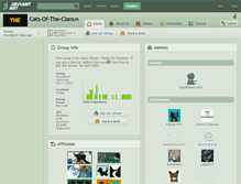 Tablet Screenshot of cats-of-the-clans.deviantart.com