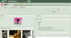 Desktop Screenshot of cybern.deviantart.com