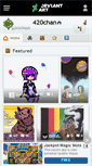 Mobile Screenshot of 420chan.deviantart.com