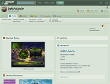 Tablet Screenshot of darkfussioon.deviantart.com