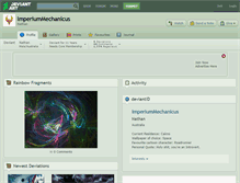 Tablet Screenshot of imperiummechanicus.deviantart.com