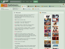 Tablet Screenshot of femfortress2.deviantart.com