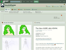 Tablet Screenshot of gracefuldisaster.deviantart.com