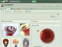 Tablet Screenshot of bunnybonbon.deviantart.com