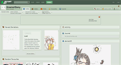 Desktop Screenshot of dreamerebony.deviantart.com