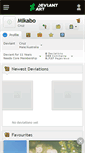 Mobile Screenshot of mikabo.deviantart.com