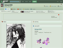 Tablet Screenshot of nahaje3000.deviantart.com