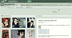 Desktop Screenshot of obscuremelancholy.deviantart.com