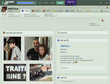 Tablet Screenshot of miroona.deviantart.com