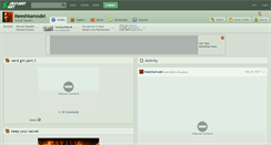 Desktop Screenshot of meeshkamodel.deviantart.com