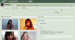 Desktop Screenshot of dee-dee-d.deviantart.com
