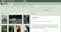 Desktop Screenshot of demeure.deviantart.com