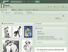 Tablet Screenshot of d-a-d-r.deviantart.com