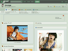 Tablet Screenshot of jrevenge.deviantart.com
