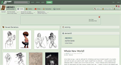 Desktop Screenshot of mbond3.deviantart.com