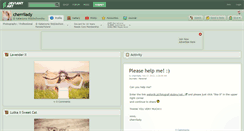 Desktop Screenshot of cherrilady.deviantart.com
