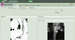Desktop Screenshot of hollythewolly.deviantart.com