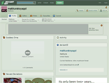 Tablet Screenshot of makkurakoyappi.deviantart.com