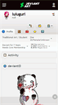 Mobile Screenshot of lulugurl.deviantart.com