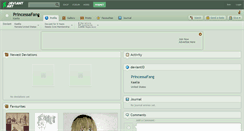 Desktop Screenshot of princessafang.deviantart.com