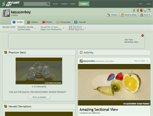 Tablet Screenshot of kazucowboy.deviantart.com