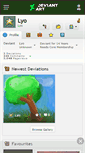 Mobile Screenshot of lyo.deviantart.com