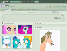 Tablet Screenshot of lilfilly.deviantart.com