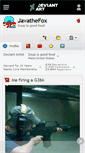 Mobile Screenshot of javathefox.deviantart.com