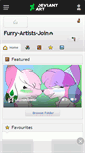 Mobile Screenshot of furry-artists-join.deviantart.com