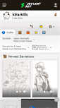 Mobile Screenshot of kira-kills.deviantart.com