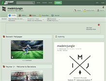 Tablet Screenshot of madeinjungle.deviantart.com