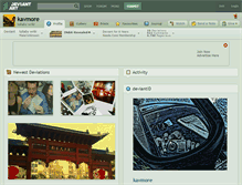 Tablet Screenshot of kavmore.deviantart.com