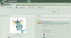 Desktop Screenshot of copperspca.deviantart.com