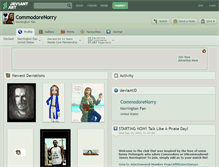 Tablet Screenshot of commodorenorry.deviantart.com