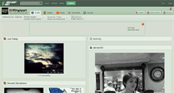 Desktop Screenshot of driftingapart.deviantart.com