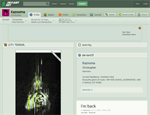 Tablet Screenshot of kazooma.deviantart.com