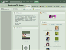 Tablet Screenshot of bloodyreds-tg-group.deviantart.com