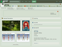 Tablet Screenshot of glimlag.deviantart.com