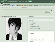 Tablet Screenshot of nikki-dayo.deviantart.com