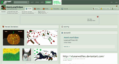 Desktop Screenshot of moonlunareclipse.deviantart.com