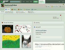 Tablet Screenshot of moonlunareclipse.deviantart.com