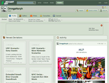 Tablet Screenshot of omegamorph.deviantart.com