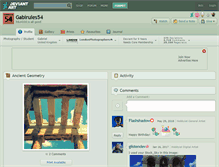 Tablet Screenshot of gabirules54.deviantart.com