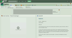 Desktop Screenshot of popdarts.deviantart.com